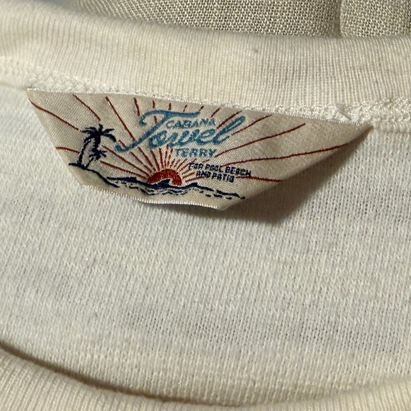 Faherty Towel Terry Crew - Picture 2 of 3